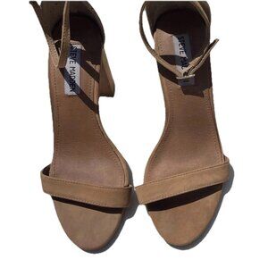 Steve Madden Declair Women’s sz 7 heels Tan Brown Leather